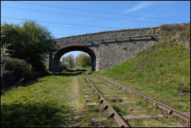 Sheepway bridge looking towards Portishead – April 2025