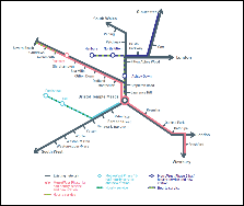 MetroWest phase 1 and 2 map