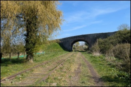 Sheepway bridge looking towards Bristol – April 2025